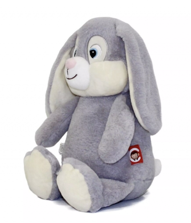 Kuscheltier Hase mit Name bestickt